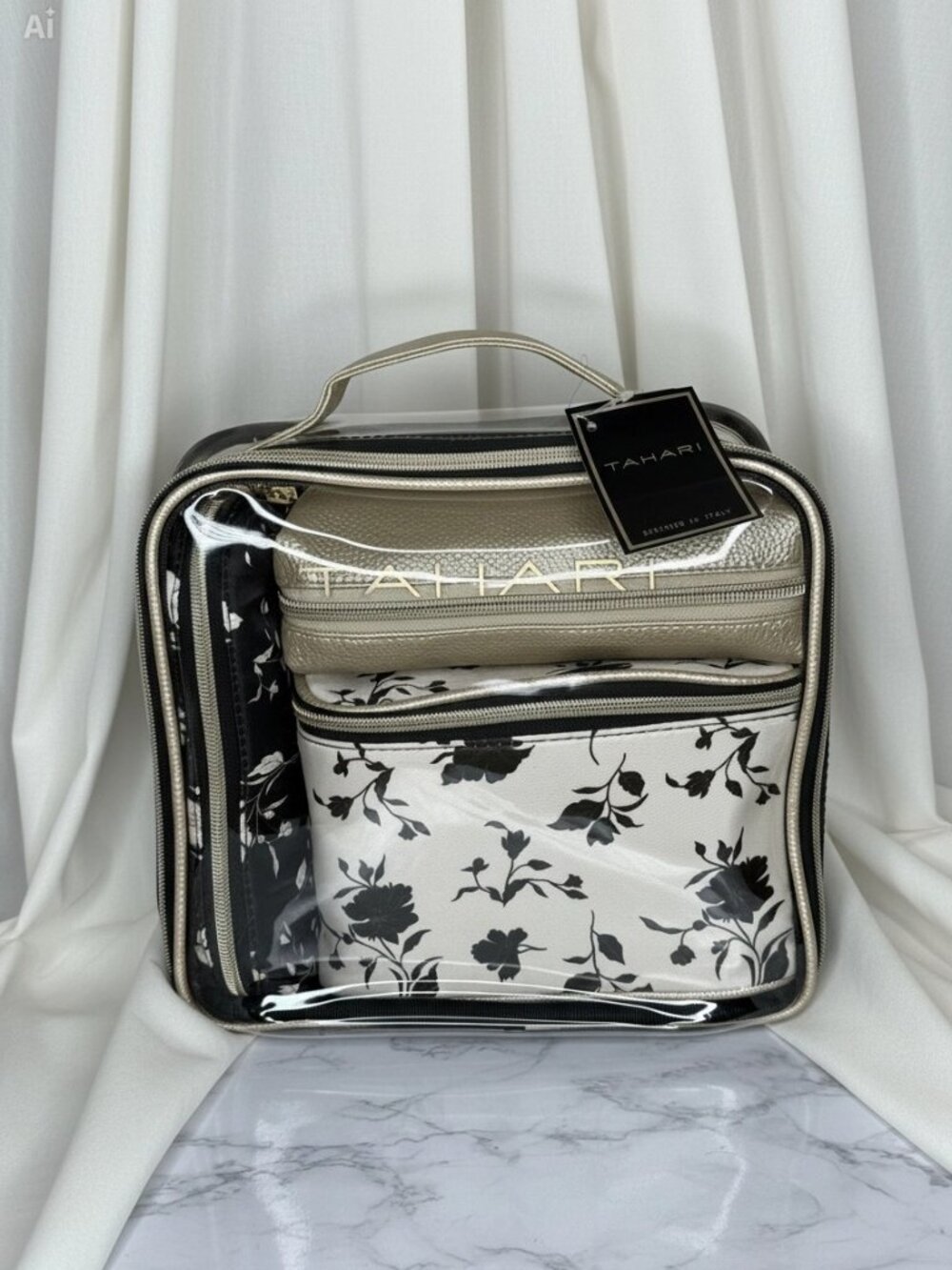 Tahari Makeup Bag